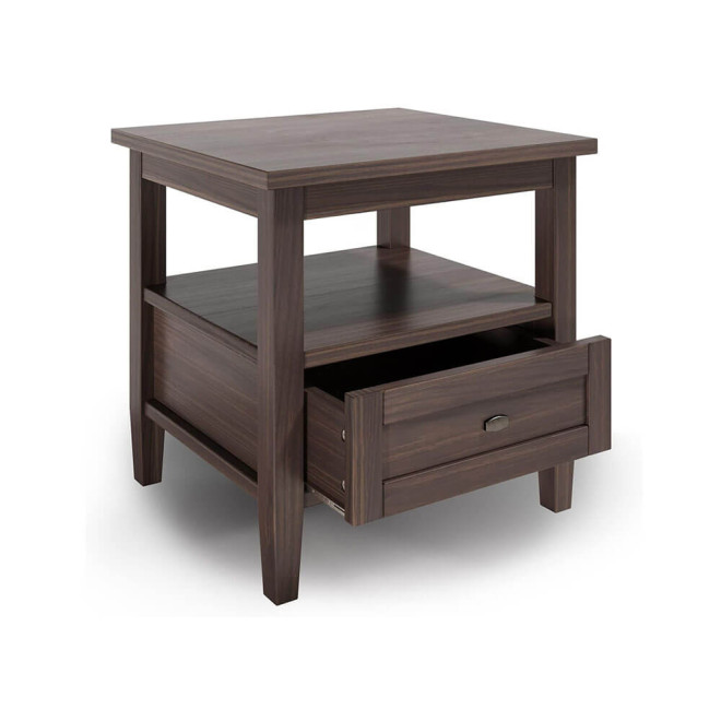 Wide Rectangle End Table