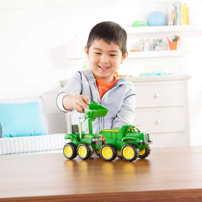 Dump Truck Toy and Tractor Toy